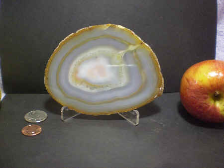 Brazilian agate slab.