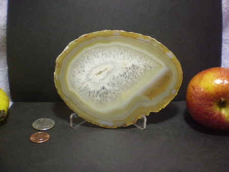 Brazilian agate slab.