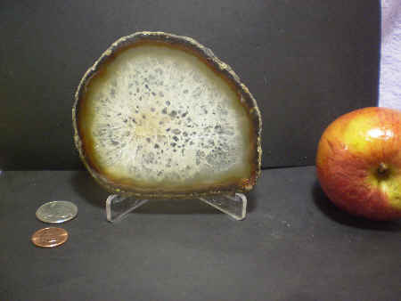 Brazilian agate slab.