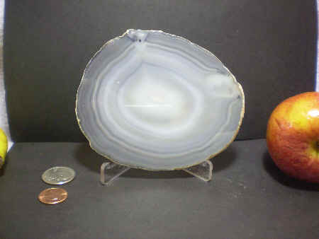 Brazilian agate slab.