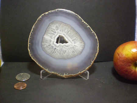 Brazilian agate slab.