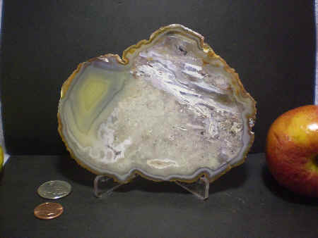 Brazilian agate slab.