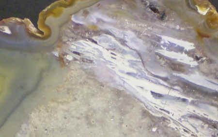 Brazilian agate slab.