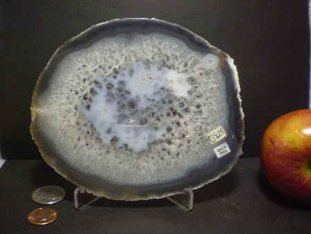 Brazilian agate slab.