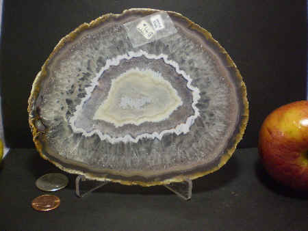 Brazilian agate slab.
