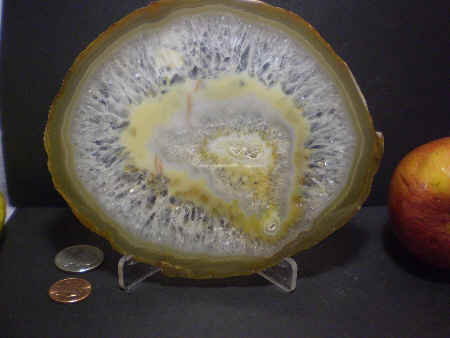 Brazilian agate slab.