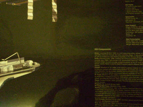 Detail of International Space Station poster.